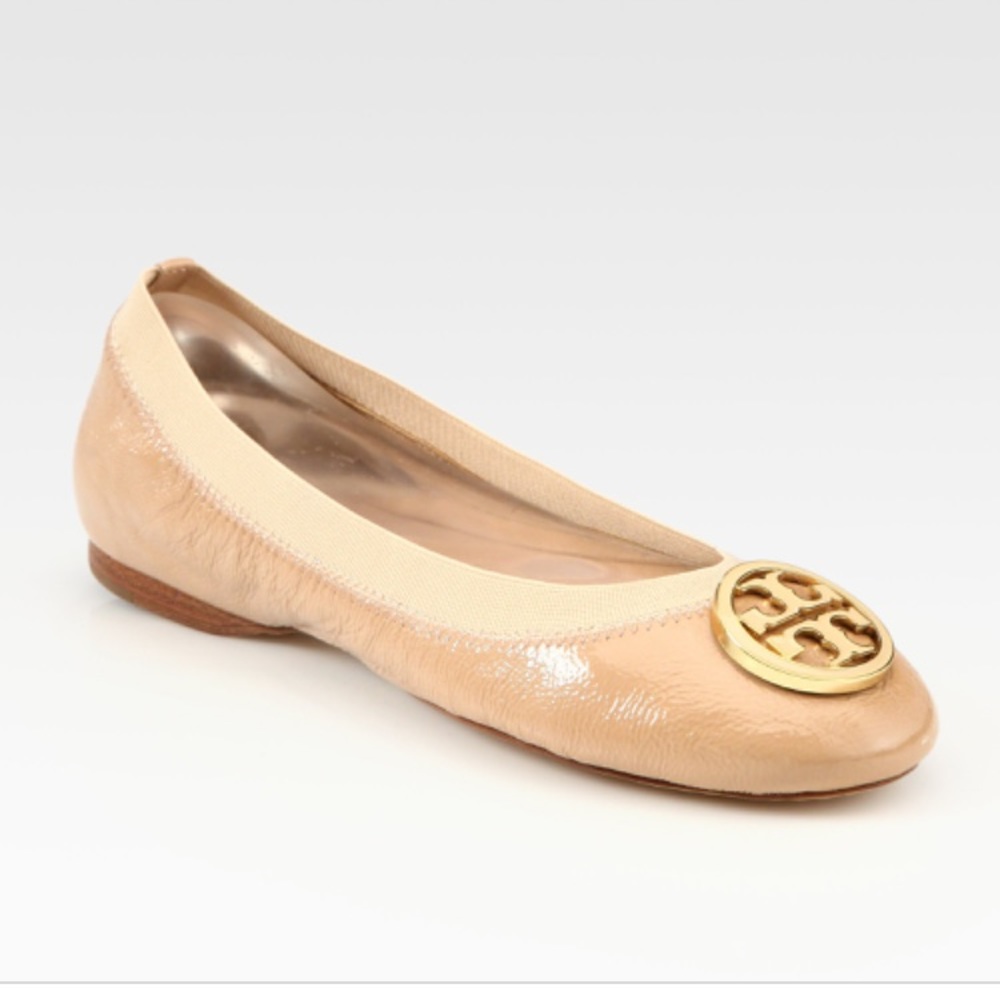 Tory Burch Caroline nude flat